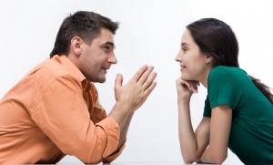 Общение на разные темы между мужчиной и женщиной